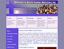 Tablet Screenshot of mbministries.org